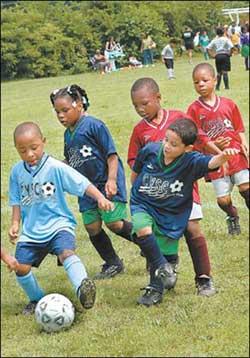 CYSC Players in action