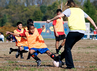 Coaching soccer skills with CYSC